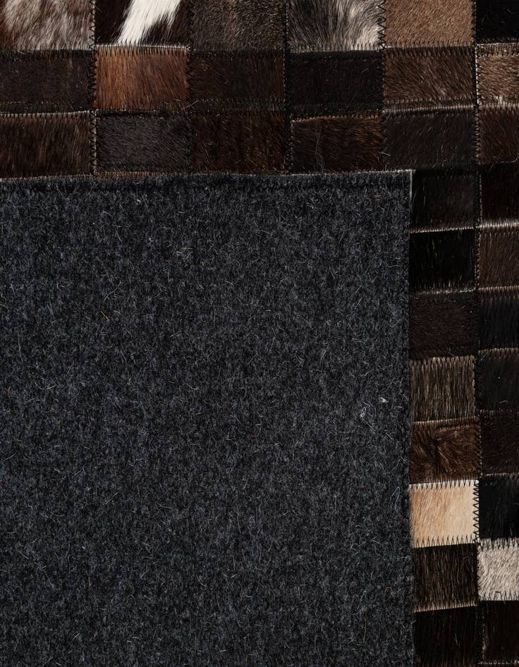 Detail image of 5' x 8' Cowhide - Patchwork Rug