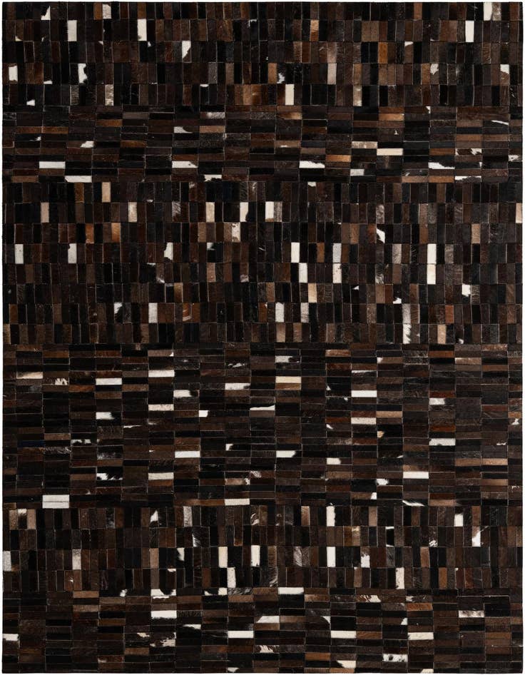 Detail image of 5' x 8' Cowhide - Patchwork Rug