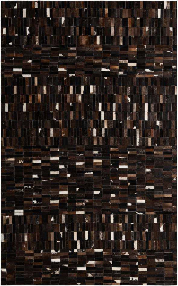 Detail image of 5' x 8' Cowhide - Patchwork Rug
