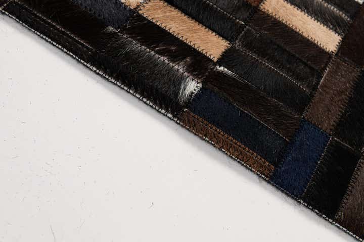 5' 1 x 8' Cowhide - Patchwork Rug