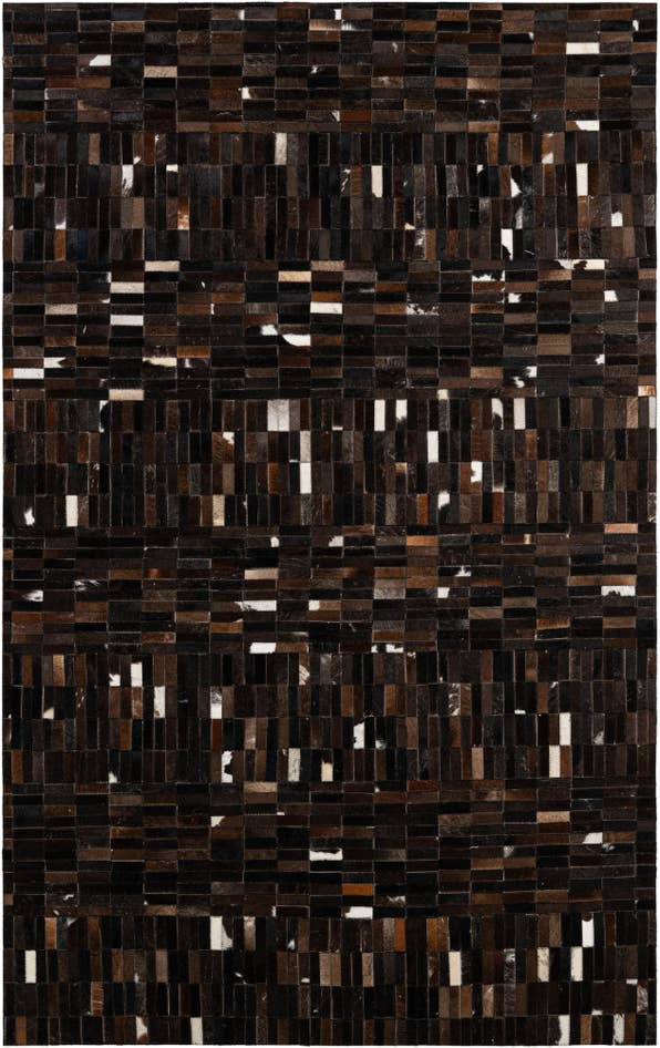 Detail image of 5' x 7' 11 Cowhide - Patchwork Rug