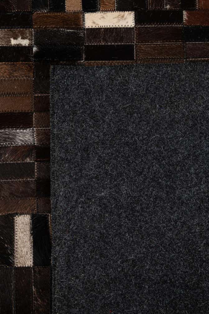 5' 1 x 8' Cowhide - Patchwork Rug