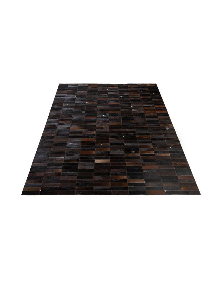 Detail image of 4' 11 x 8' 1 Cowhide - Patchwork Rug