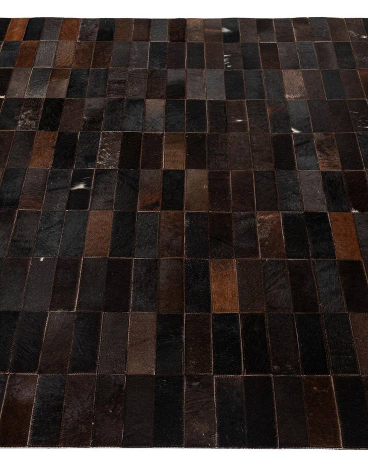 Detail image of 4' 11 x 8' 1 Cowhide - Patchwork Rug