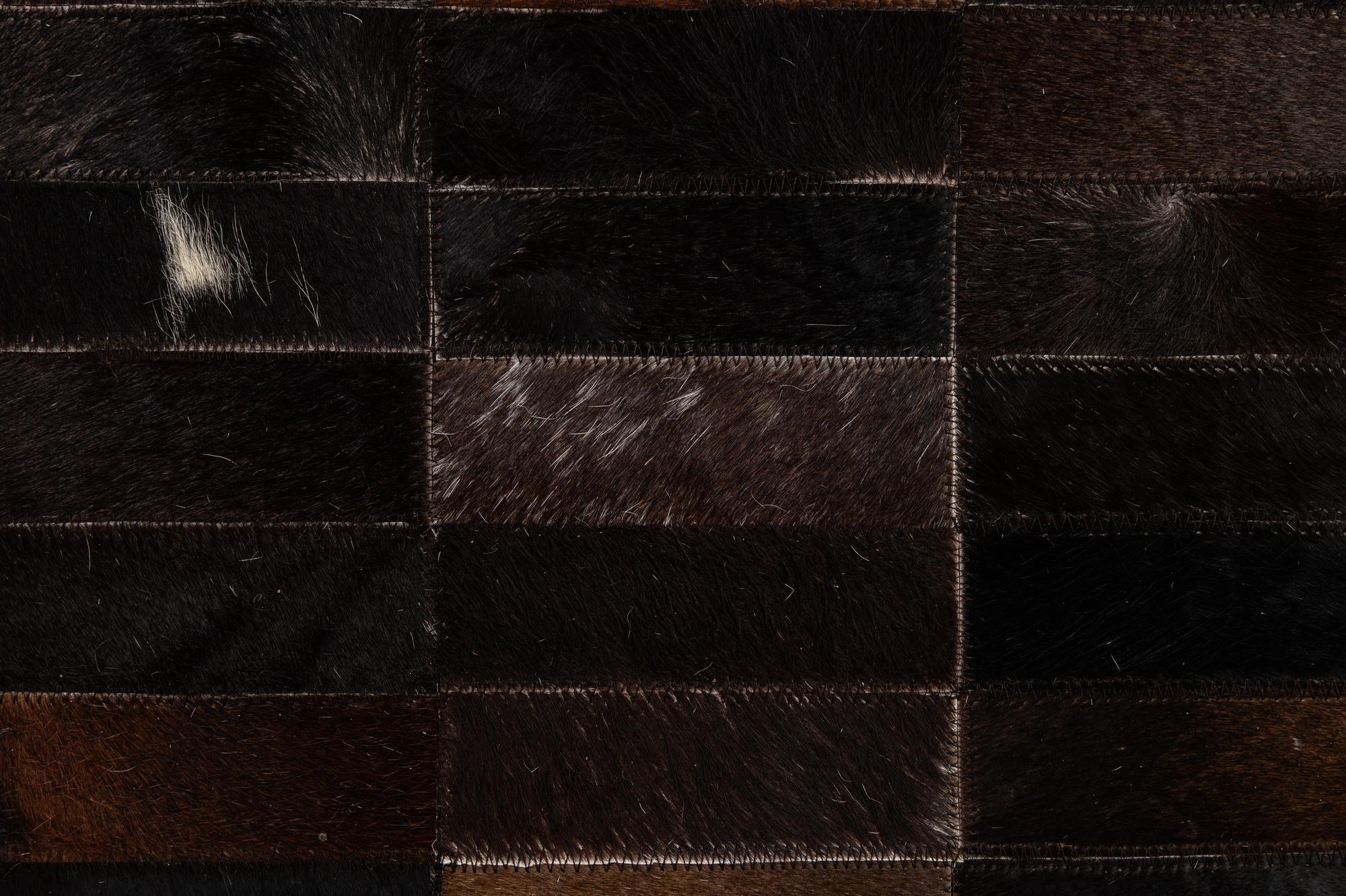 4' 11 x 8' 1 Cowhide - Patchwork Rug