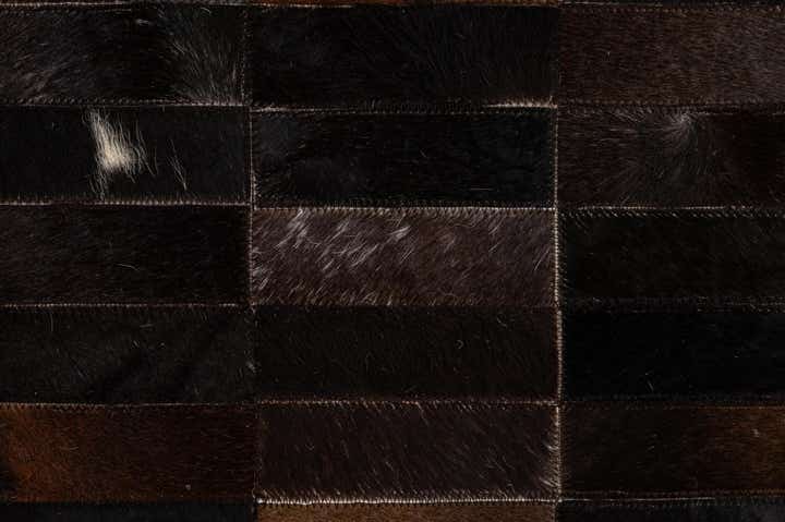 4' 11 x 8' 1 Cowhide - Patchwork Rug