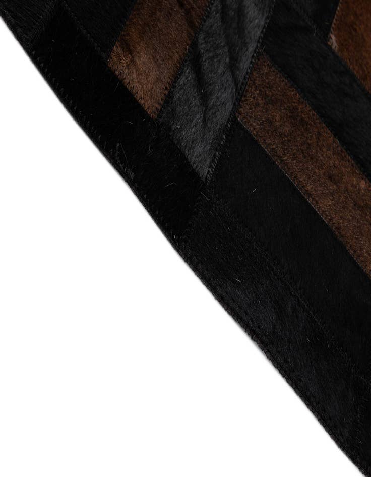 Detail image of 5' 3 x 8' 1 Cowhide - Patchwork Rug