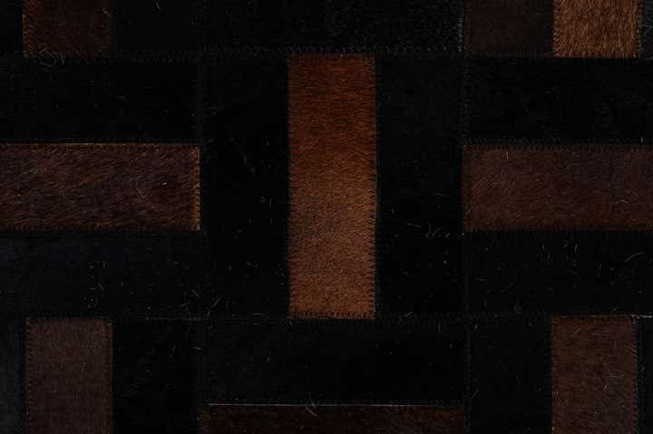 5' 3 x 8' 1 Cowhide - Patchwork Rug
