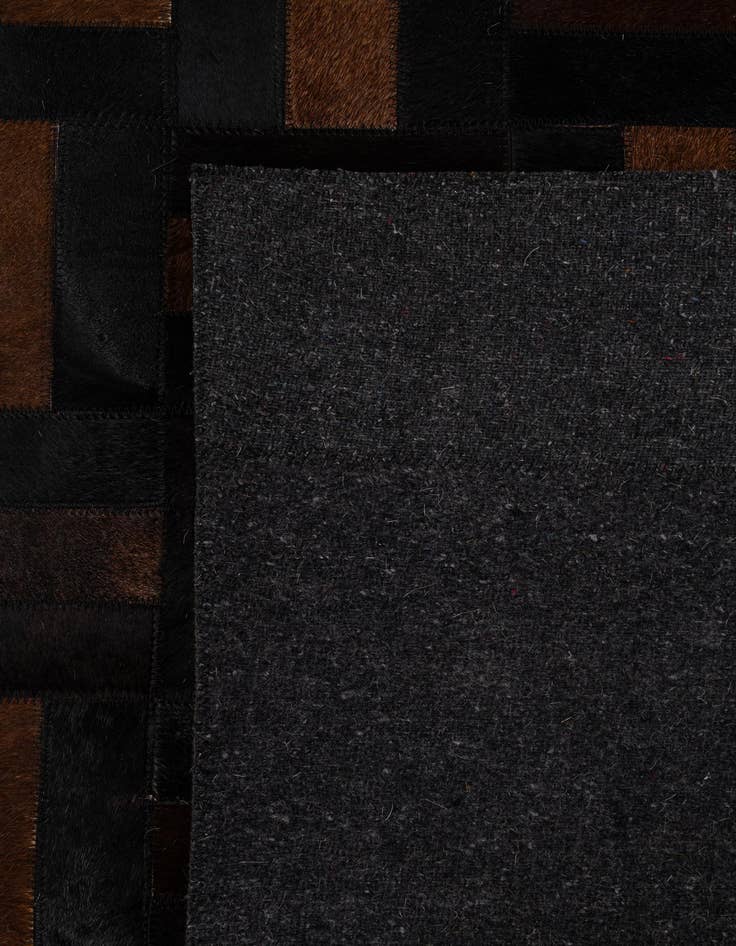 Detail image of 5' 3 x 8' 1 Cowhide - Patchwork Rug