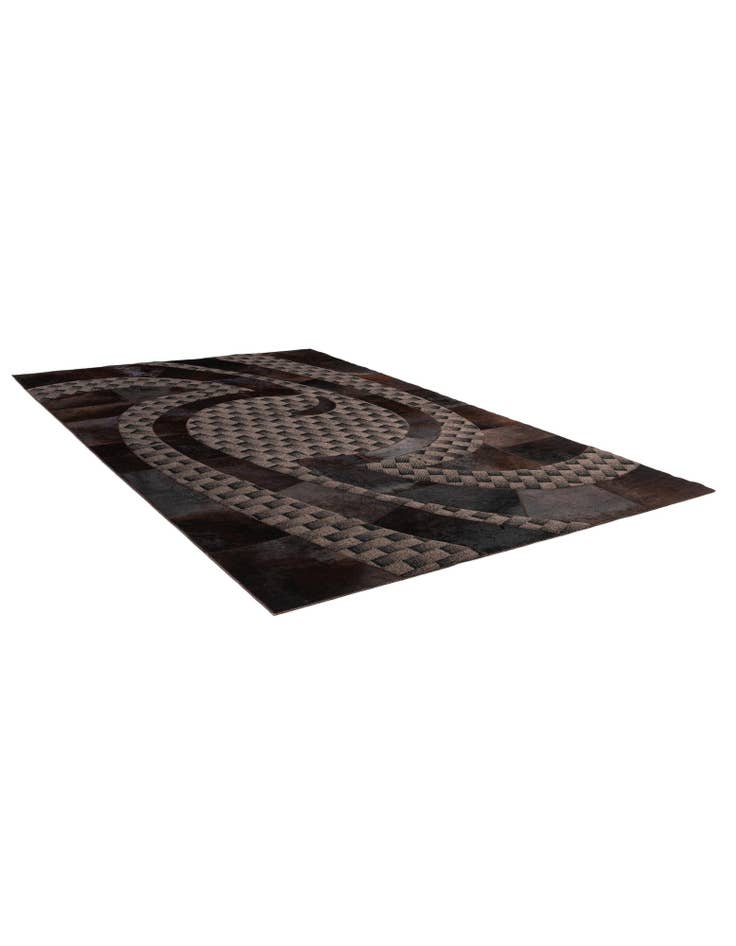 Detail image of 5' x 8' 1 Cowhide - Patchwork Rug