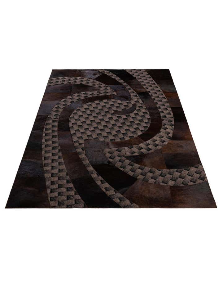 5' x 8' 1 Cowhide - Patchwork Rug