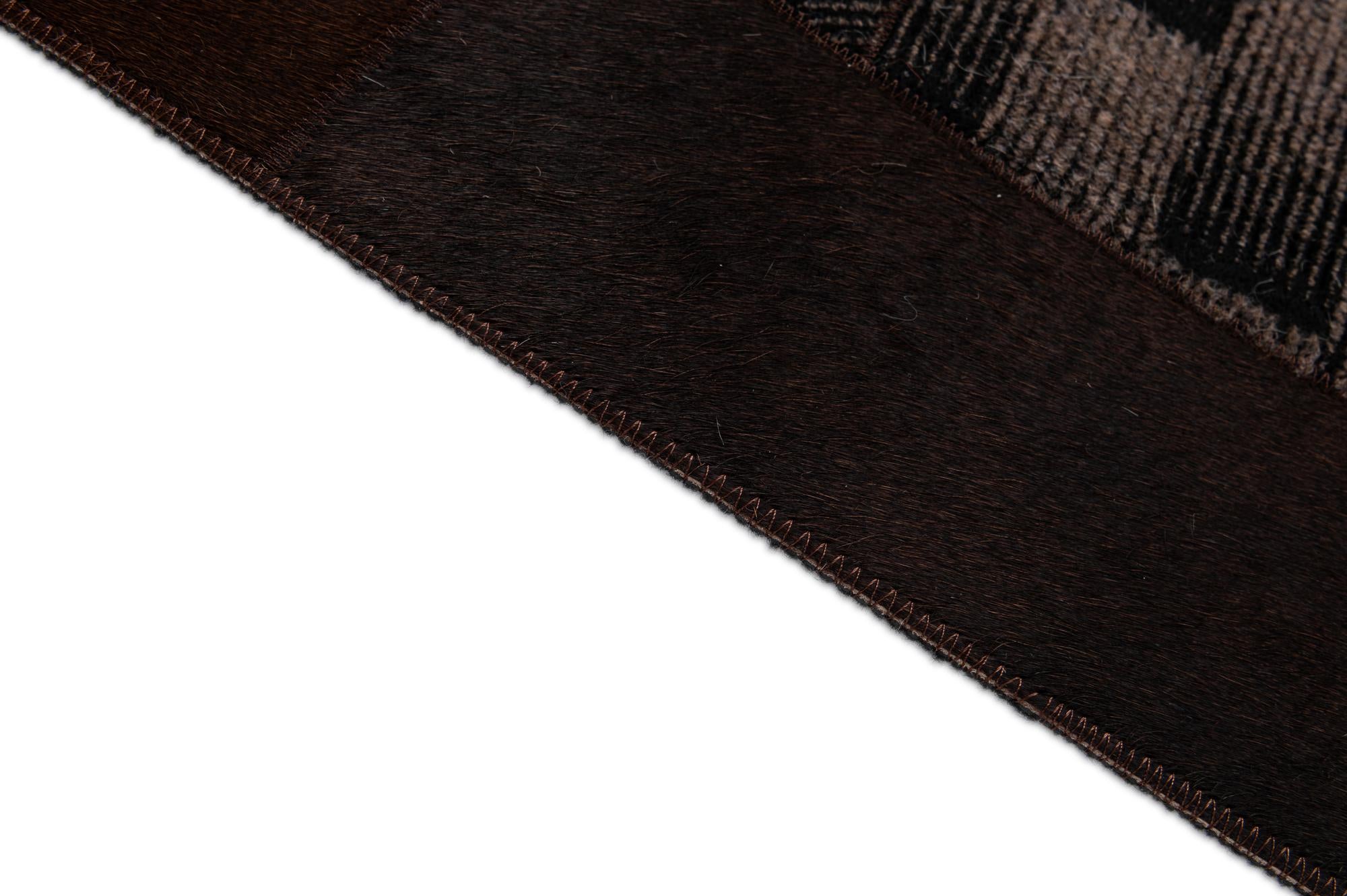 5' x 8' 1 Cowhide - Patchwork Rug