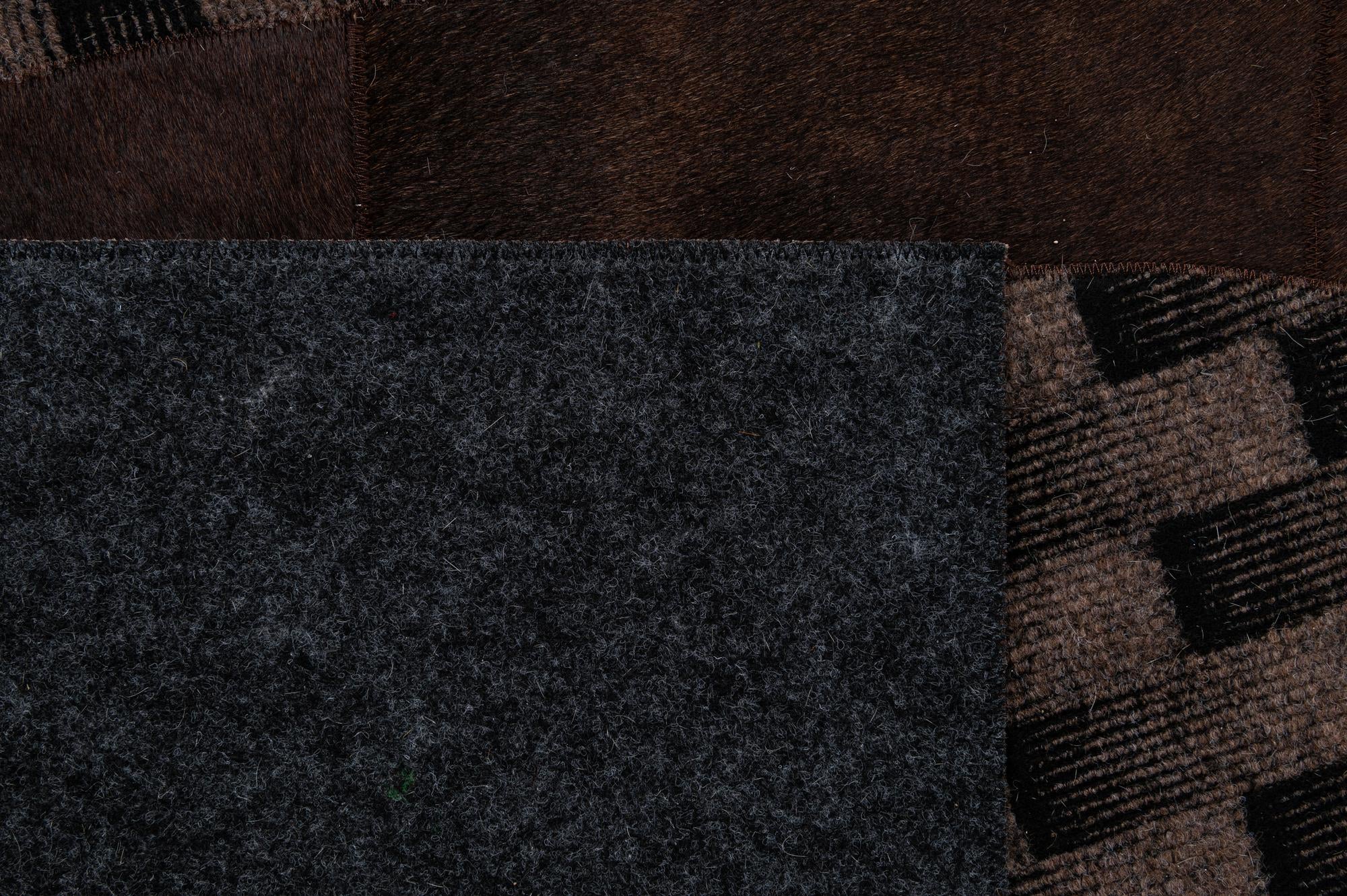 5' x 8' 1 Cowhide - Patchwork Rug
