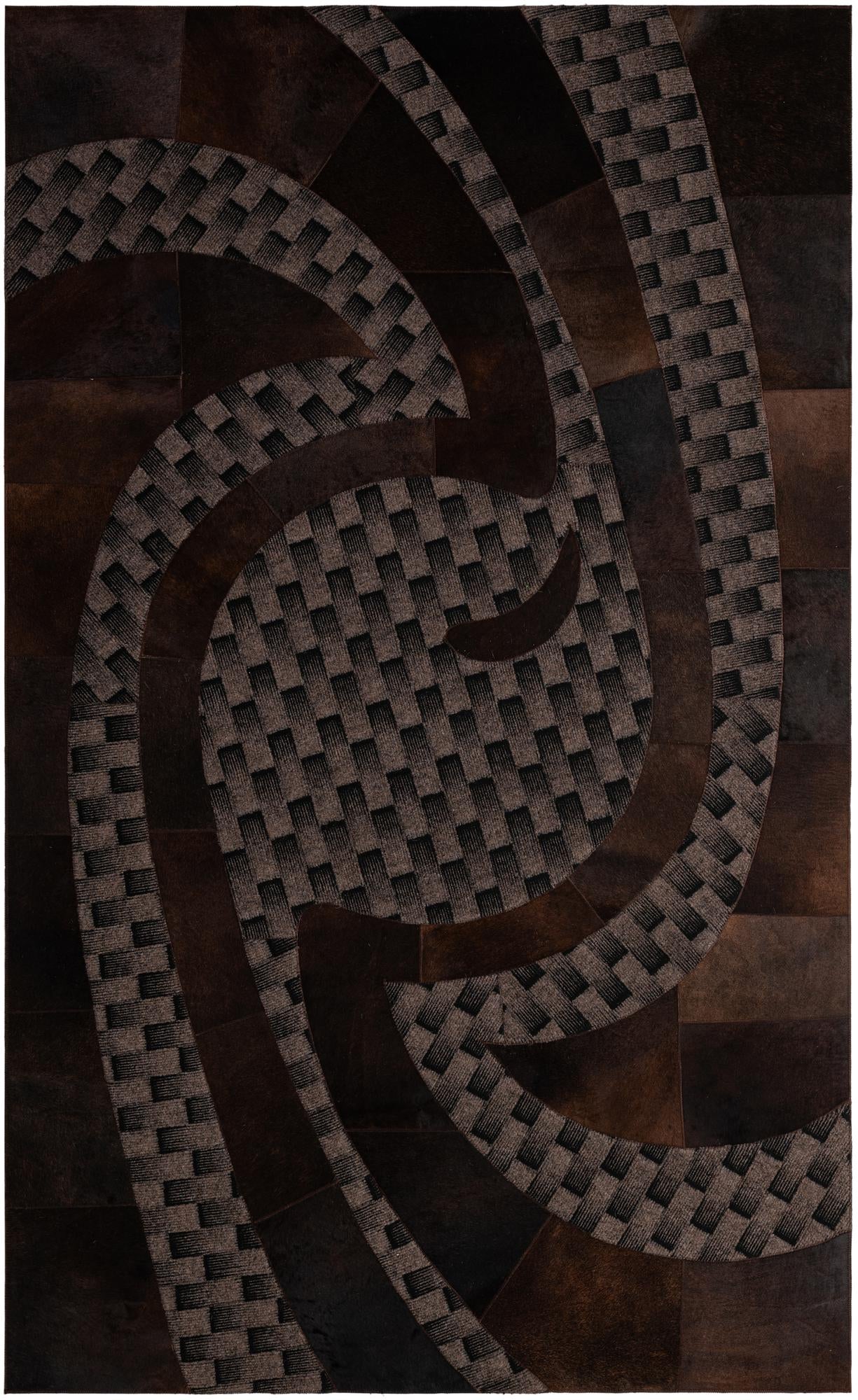 5' x 8' 1 Cowhide - Patchwork Rug
