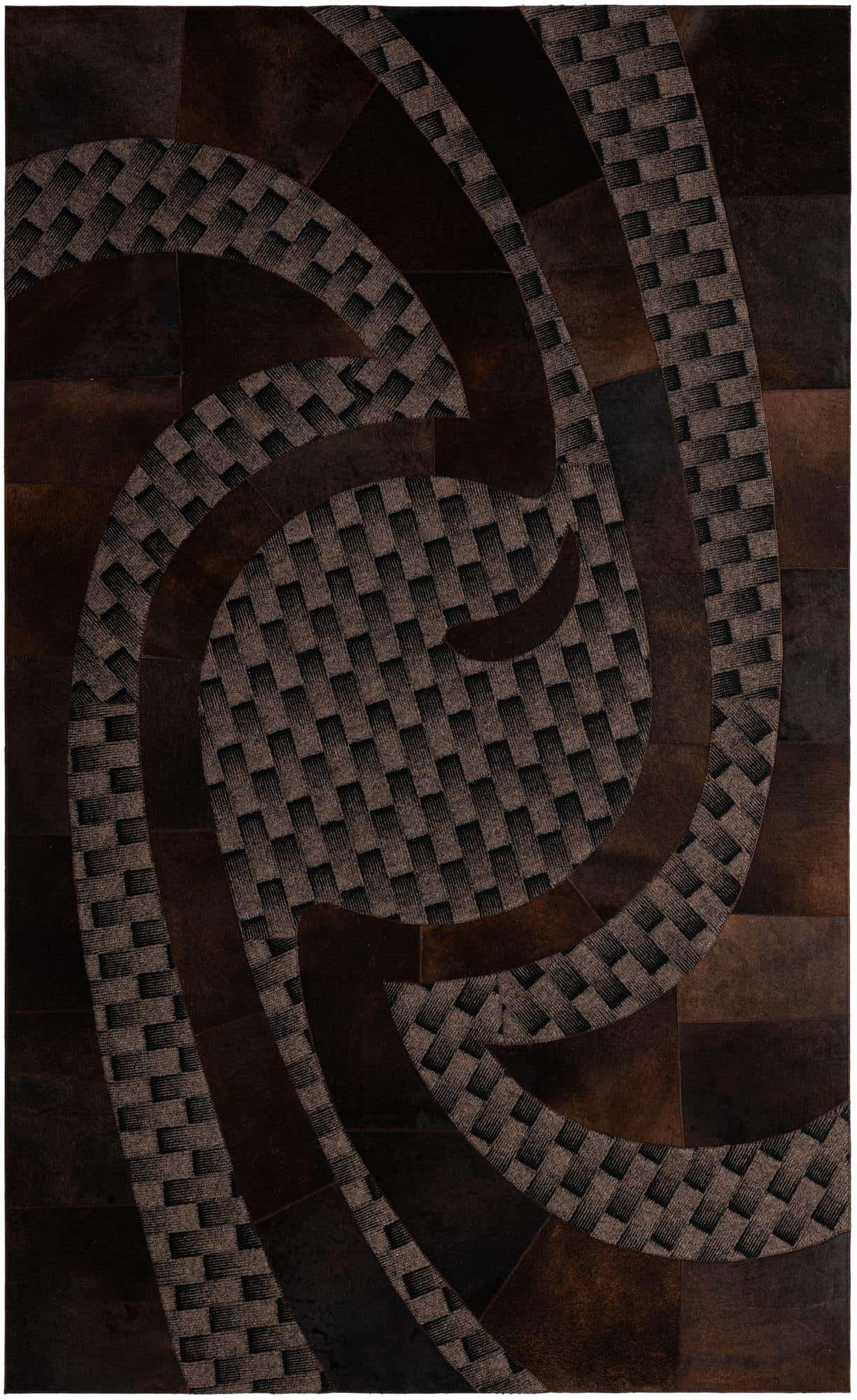 5' x 8' 1 Cowhide - Patchwork Rug