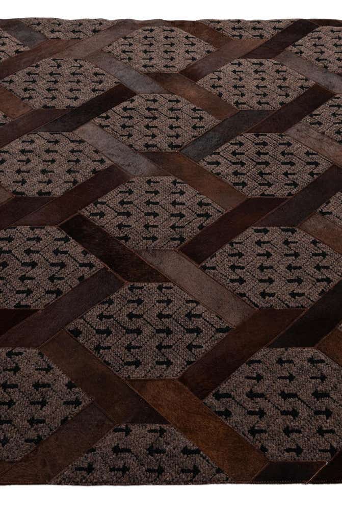 5' 3 x 7' 10 Cowhide - Patchwork Rug