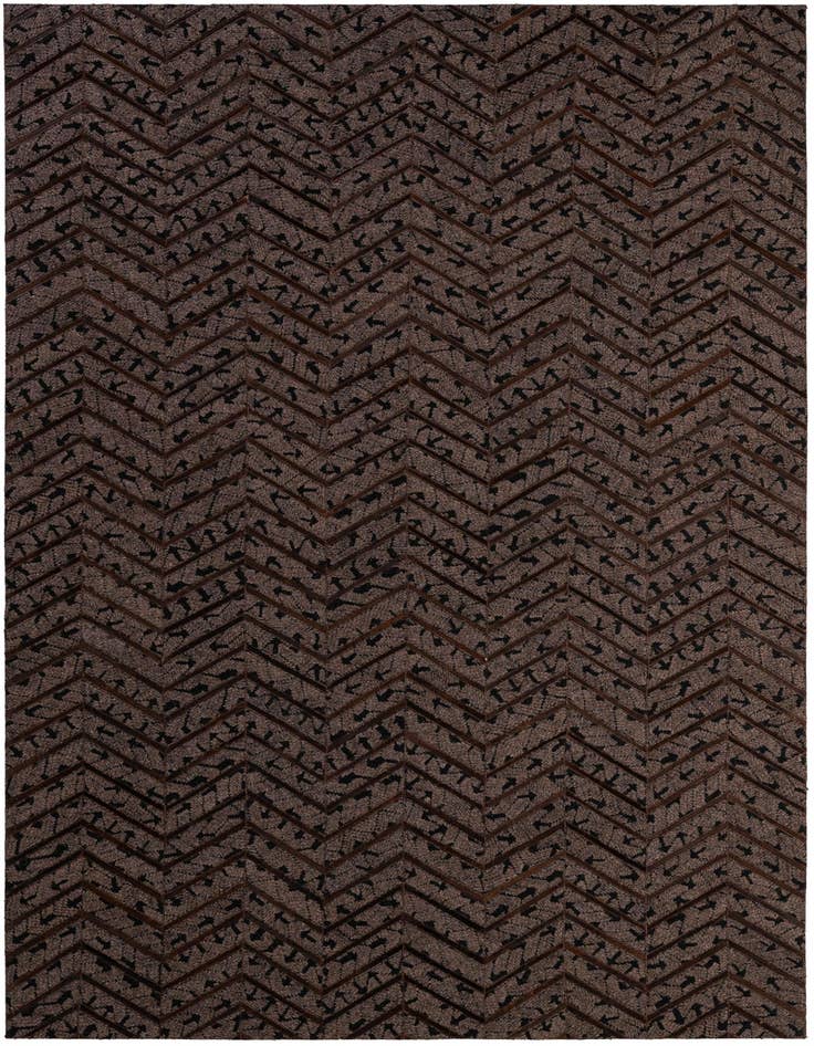 Detail image of 5' x 7' 8 Cowhide - Patchwork Rug