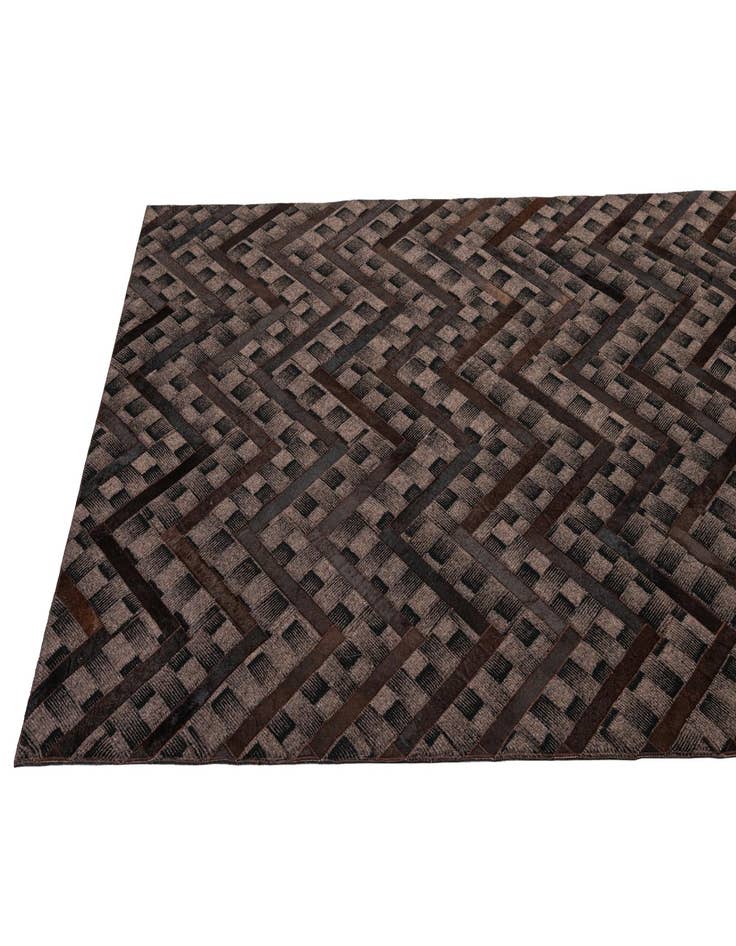 Detail image of 5' x 7' Cowhide - Patchwork Rug