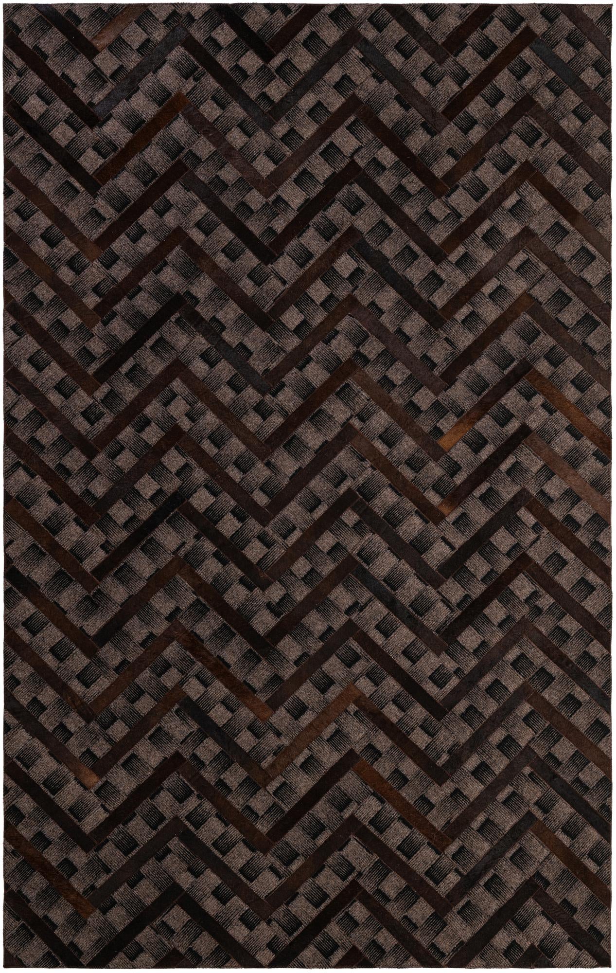 5' x 7' Cowhide - Patchwork Rug