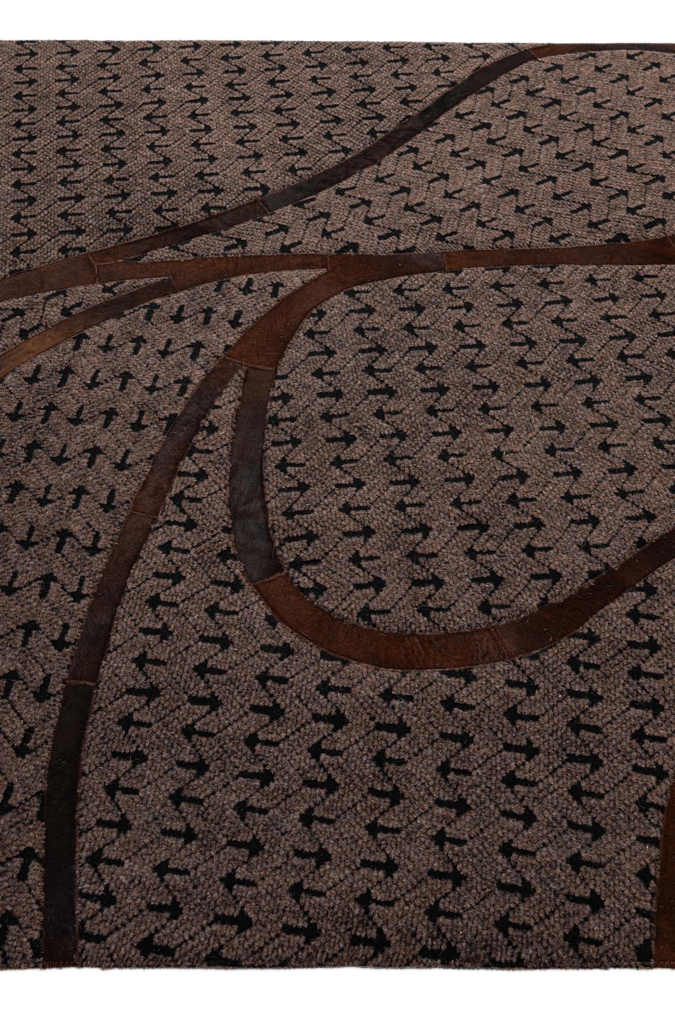 5' x 7' 11 Cowhide - Patchwork Rug