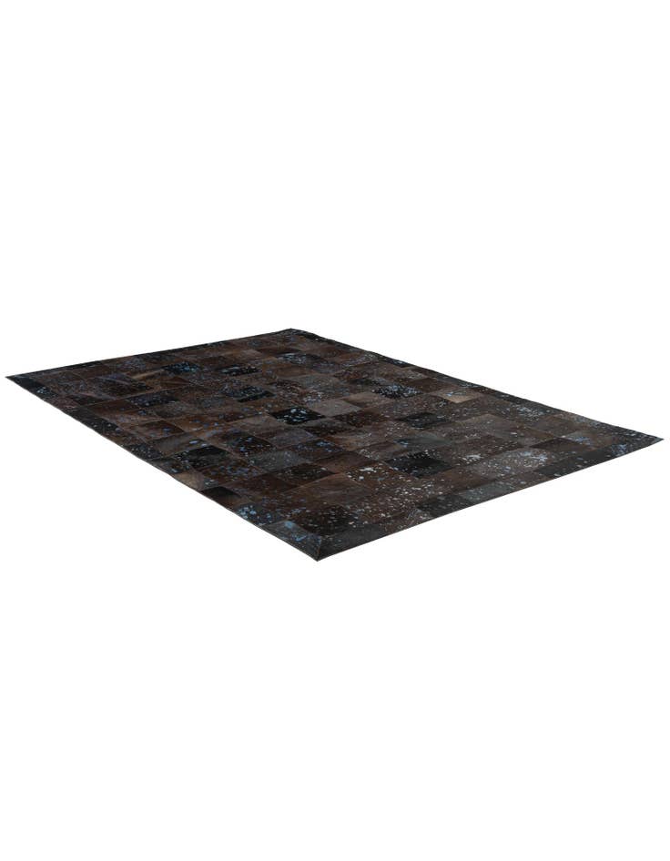 Detail image of 4' 7 x 6' 7 Cowhide - Patchwork Rug