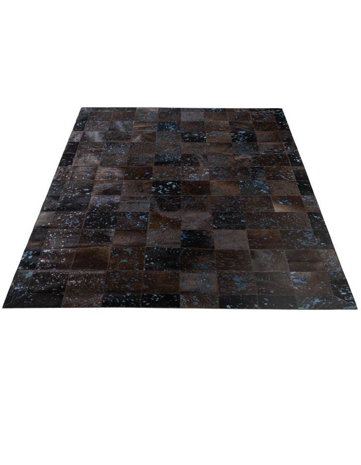 Detail image of 4' 7 x 6' 7 Cowhide - Patchwork Rug