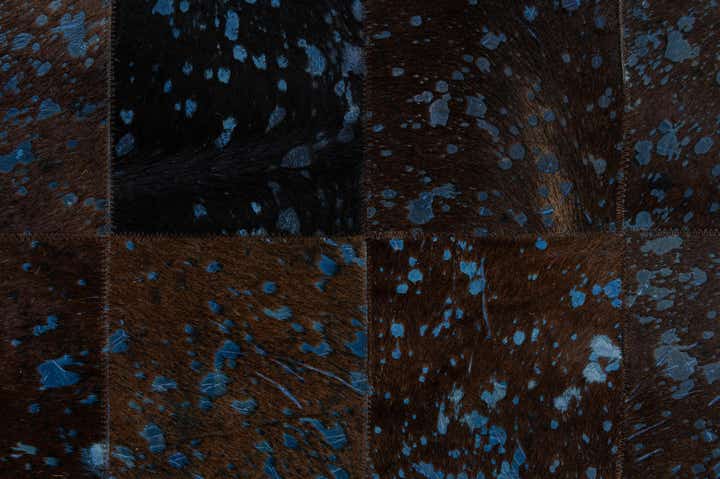 4' 7 x 6' 7 Cowhide - Patchwork Rug