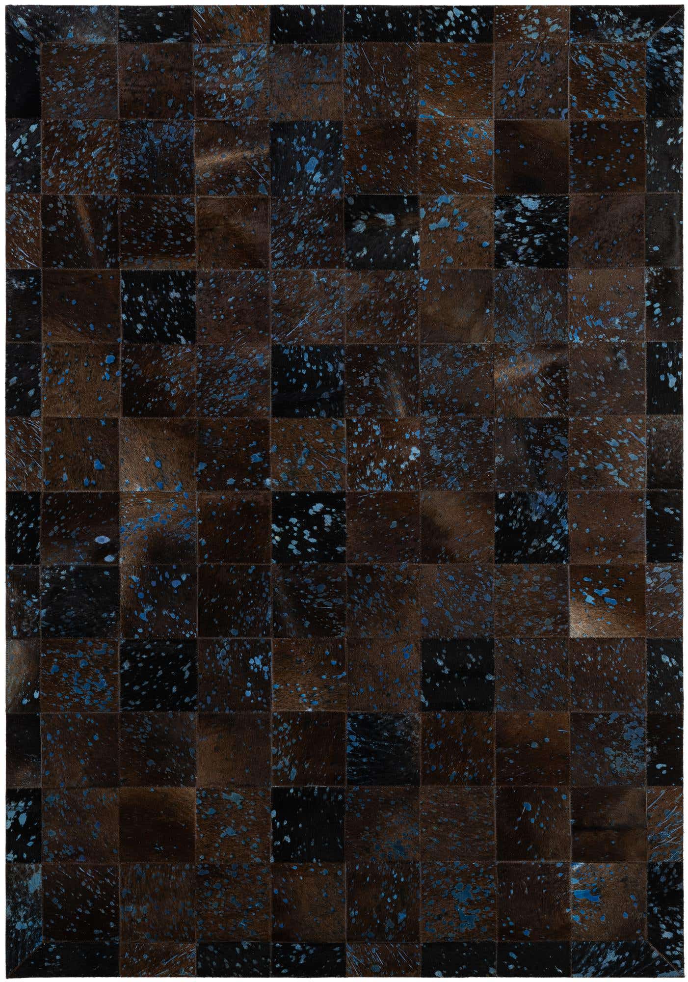 4' 7 x 6' 7 Cowhide - Patchwork Rug