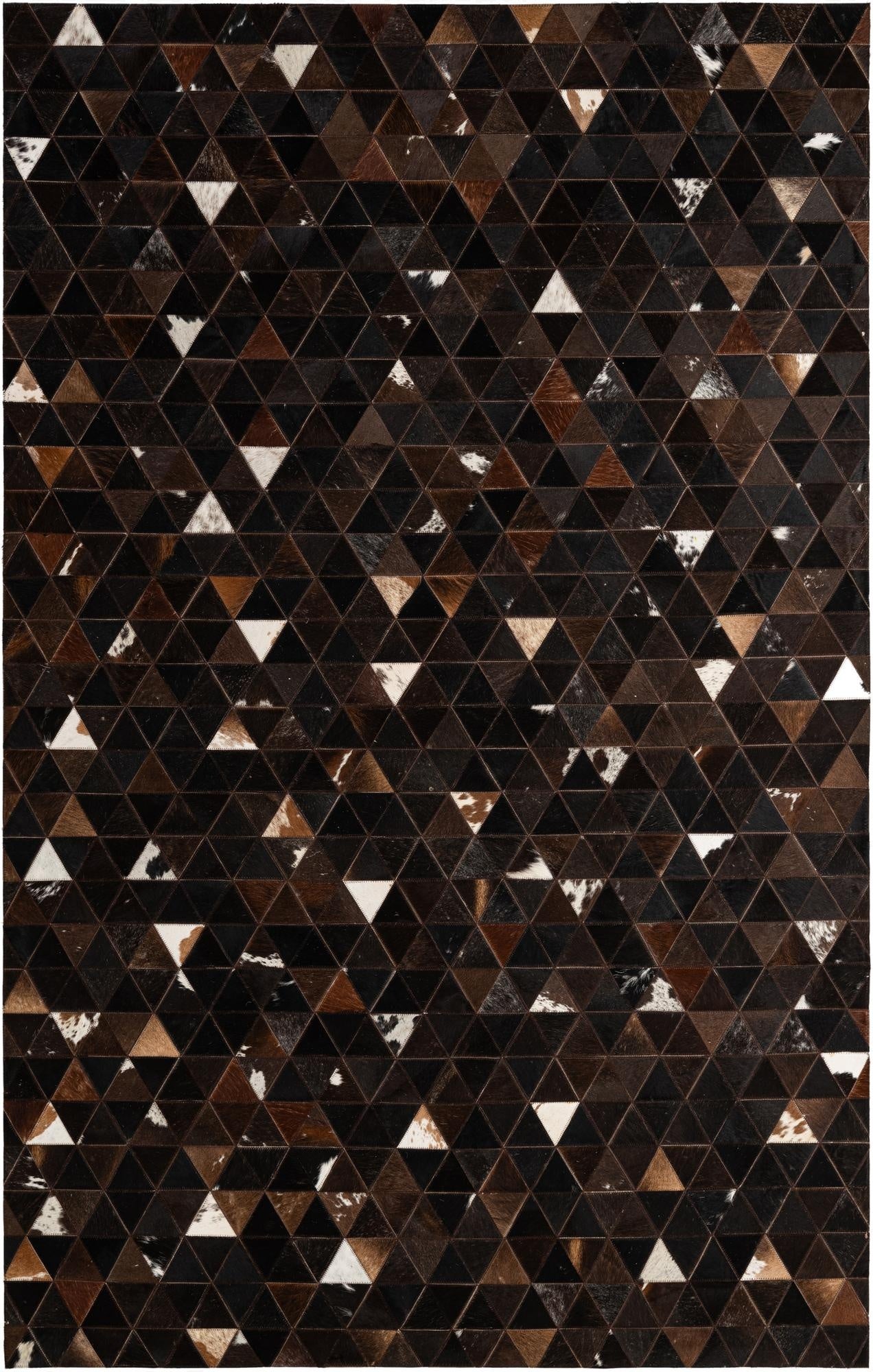 5' 1 x 7' 11 Cowhide - Patchwork Rug