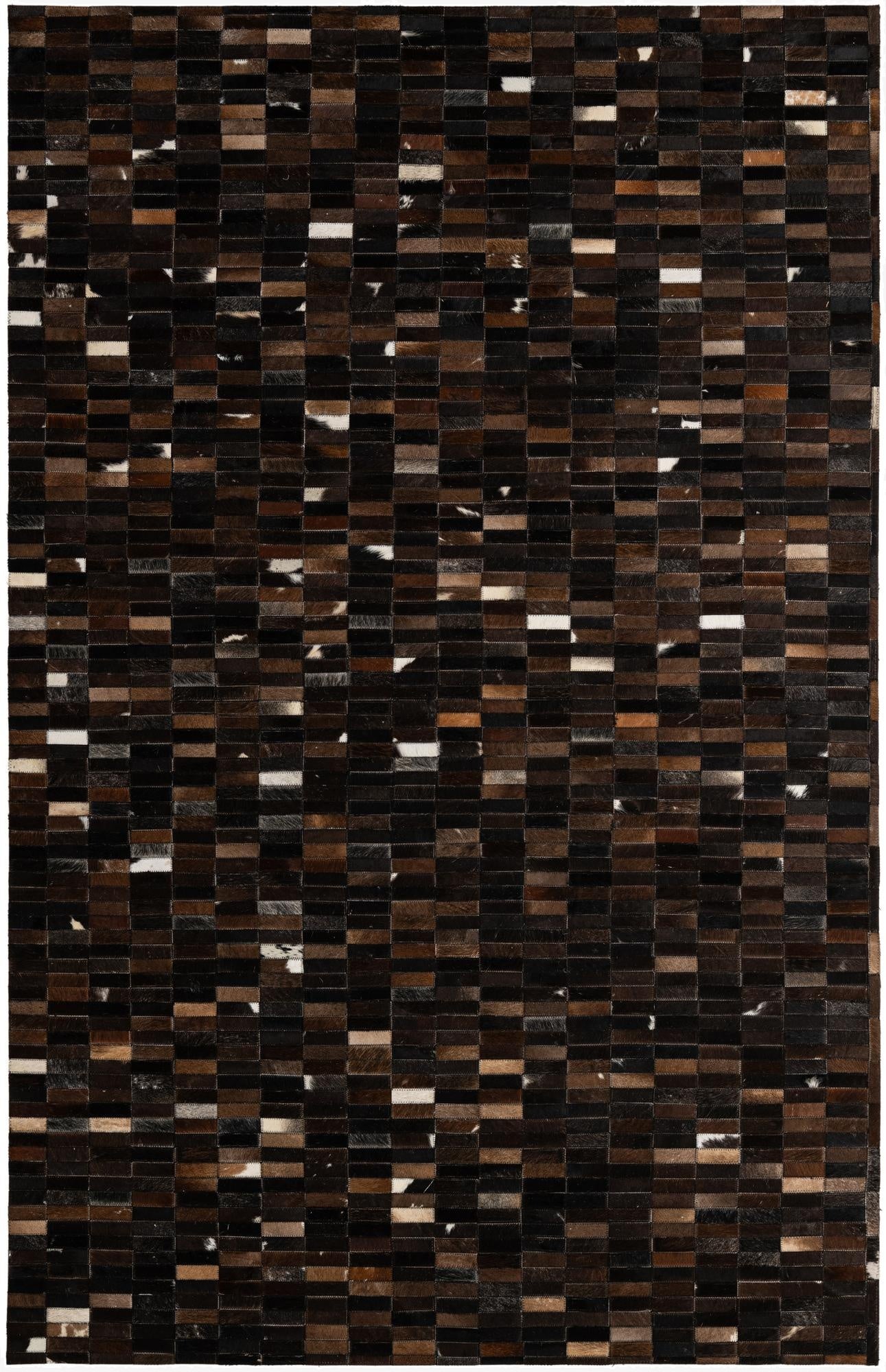5' x 8' Cowhide - Patchwork Rug