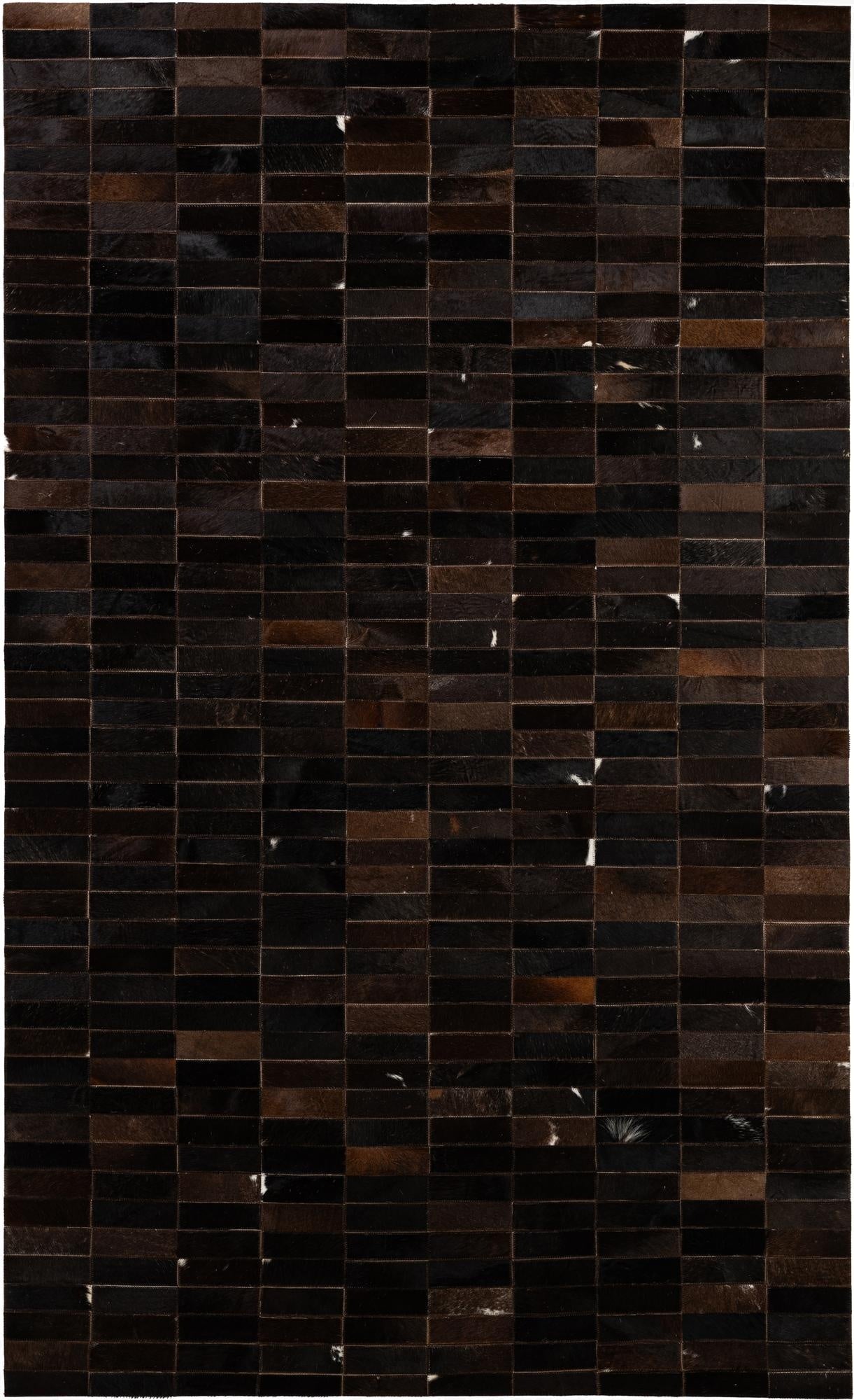 5' x 8' 1 Cowhide - Patchwork Rug