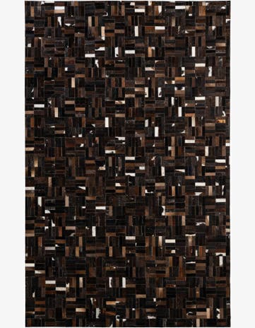 5' 2 x 8' Cowhide - Patchwork Rug