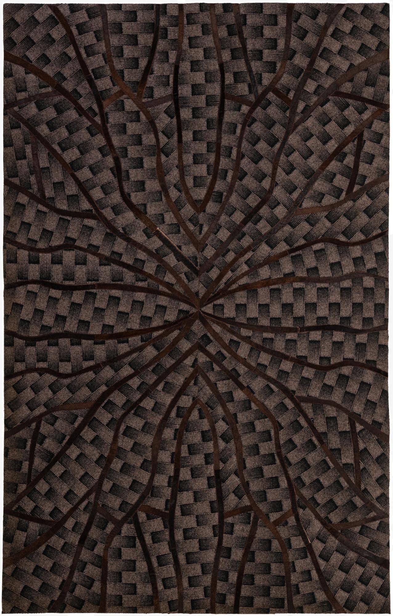5' 1 x 8' 1 Cowhide - Patchwork Rug