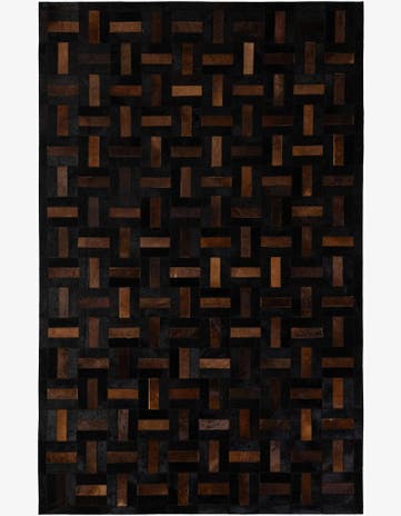5' 3 x 8' 1 Cowhide - Patchwork Rug