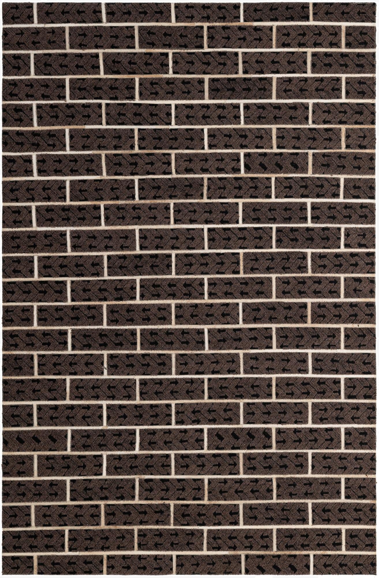 5' x 7' 8 Cowhide - Patchwork Rug