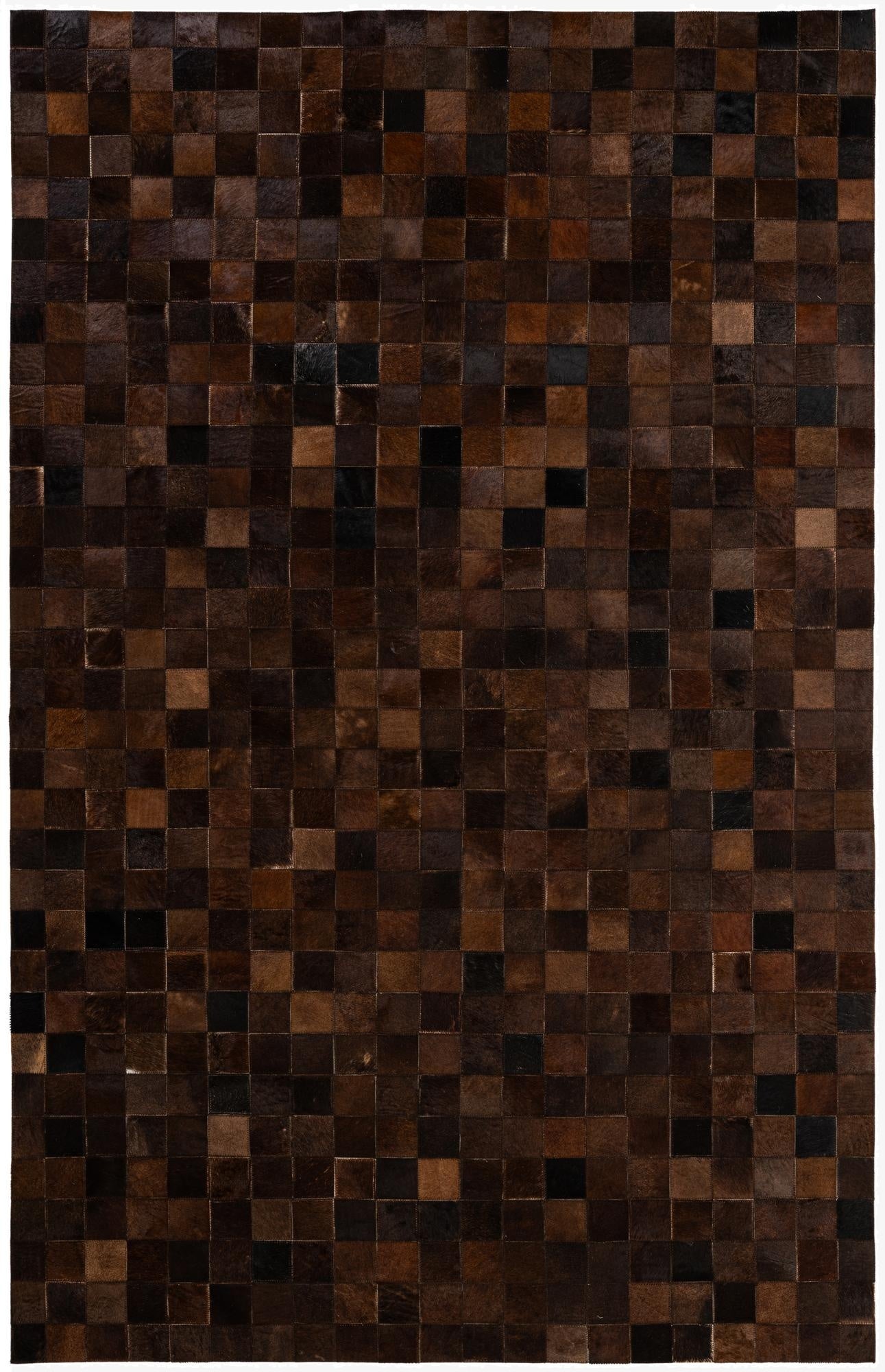 5' 2 x 8' 1 Cowhide - Patchwork Rug