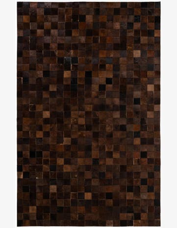 5' 2 x 8' 1 Cowhide - Patchwork Rug