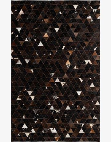 5' 1 x 8' 1 Cowhide - Patchwork Rug