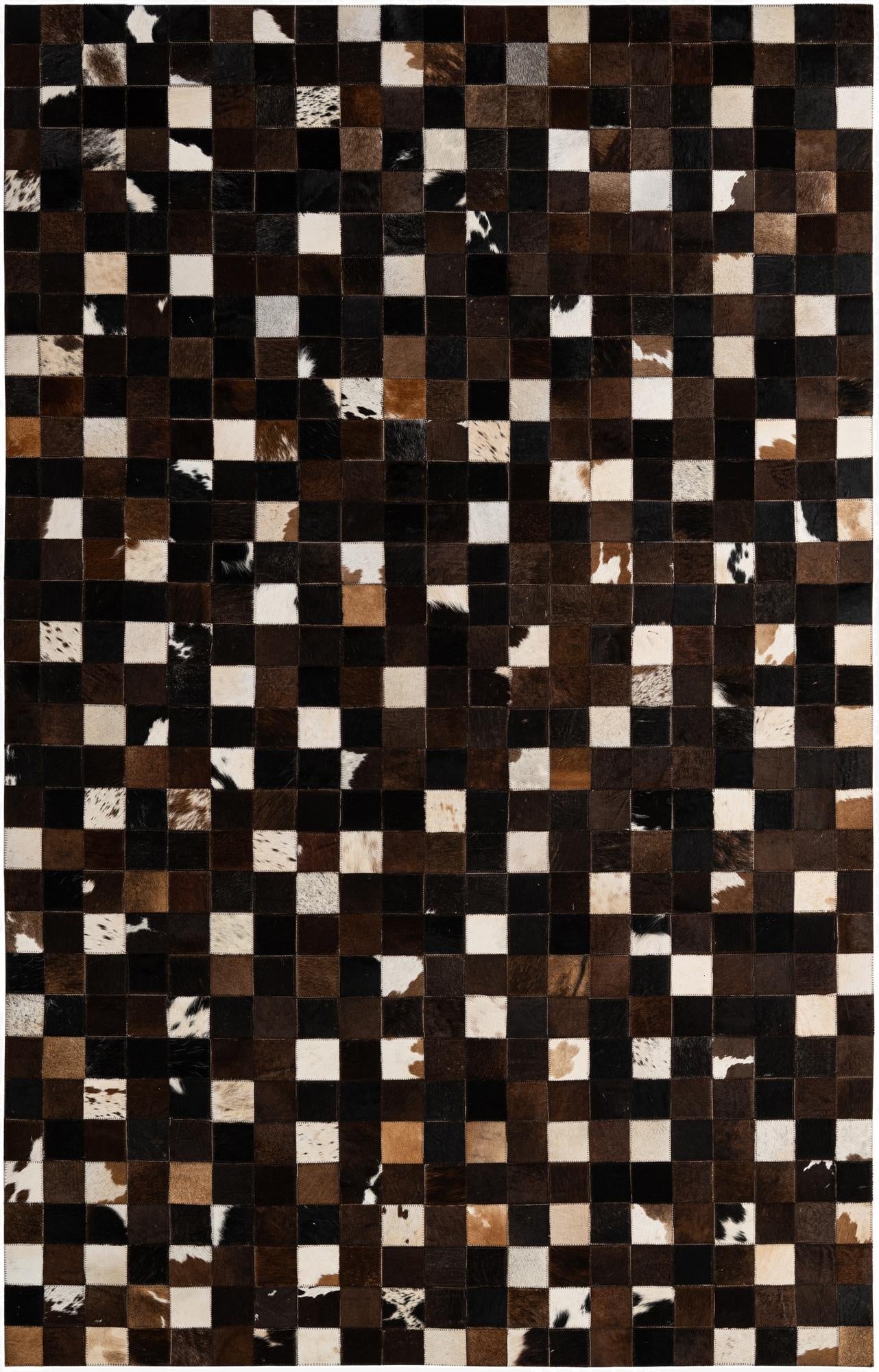 5' 1 x 7' 11 Cowhide - Patchwork Rug