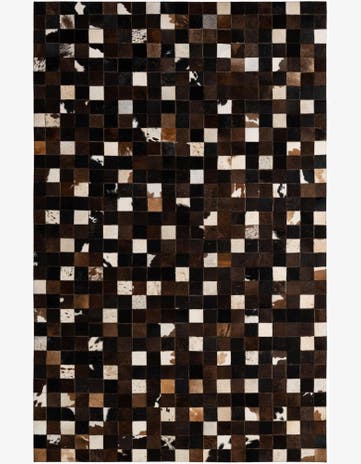 5' 1 x 7' 11 Cowhide - Patchwork Rug