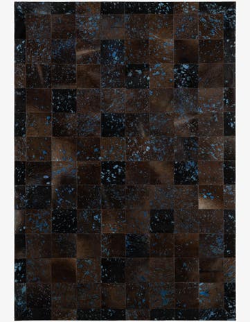 4' 7 x 6' 7 Cowhide - Patchwork Rug