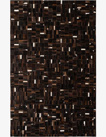 5' 1 x 8' Cowhide - Patchwork Rug