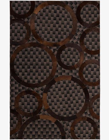 5' 1 x 7' 11 Cowhide - Patchwork Rug