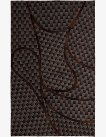 5' 1 x 7' 11 Cowhide - Patchwork Rug