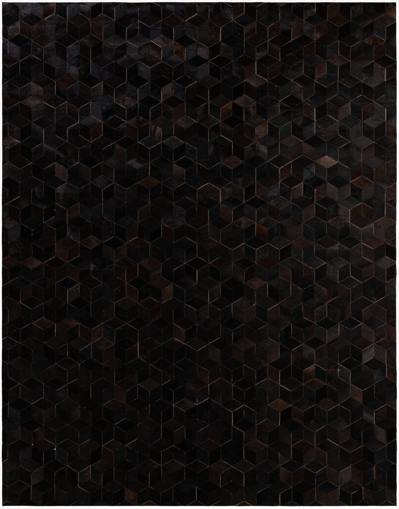 7' 11 x 9' 11 Cowhide - Patchwork Rug