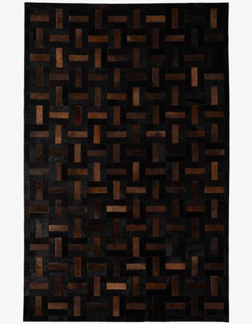 5' 3 x 8' 1 Cowhide - Patchwork Rug