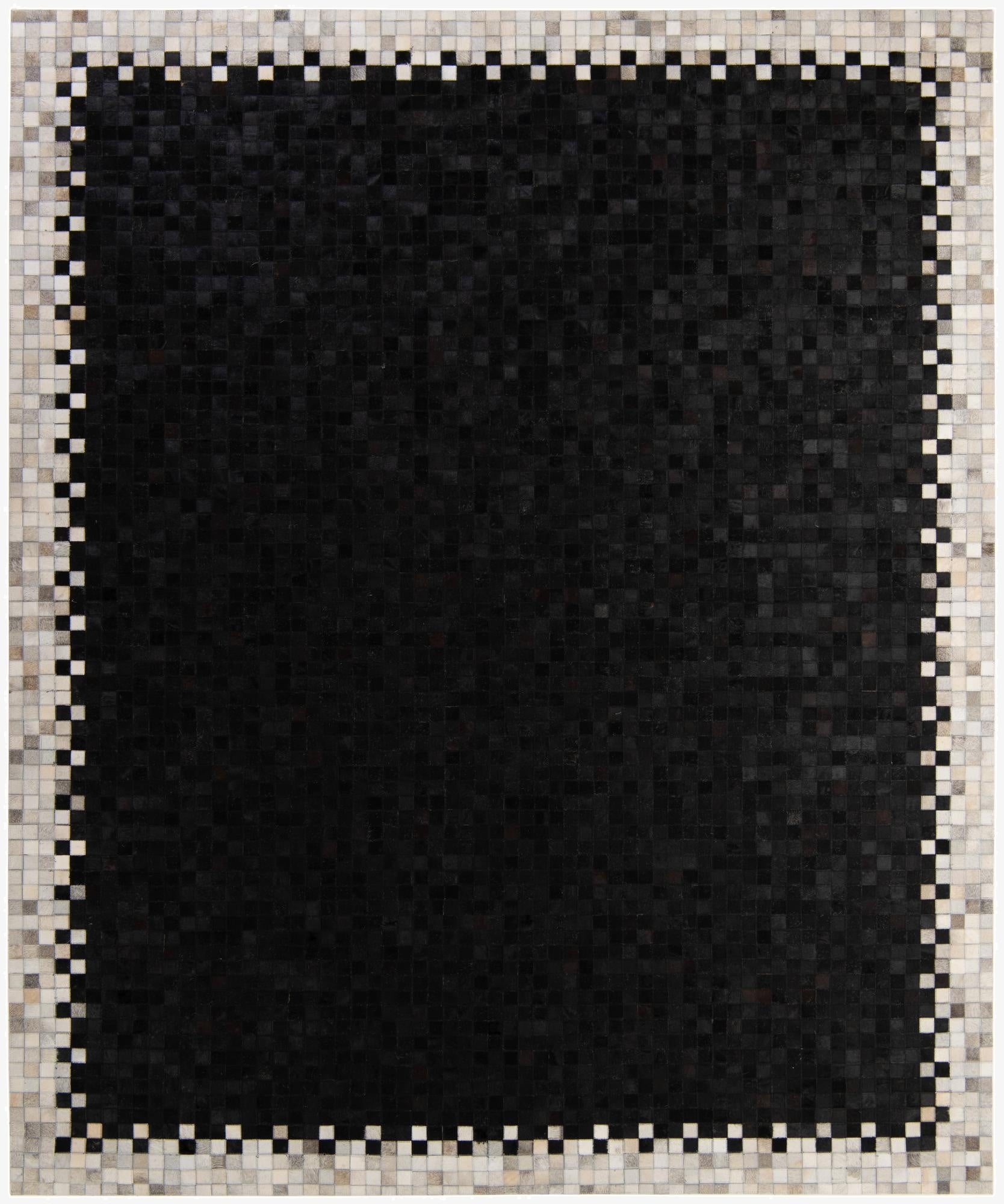 8' 2 x 9' 11 Cowhide - Patchwork Rug