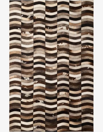 5' 1 x 7' 10 Cowhide - Patchwork Rug