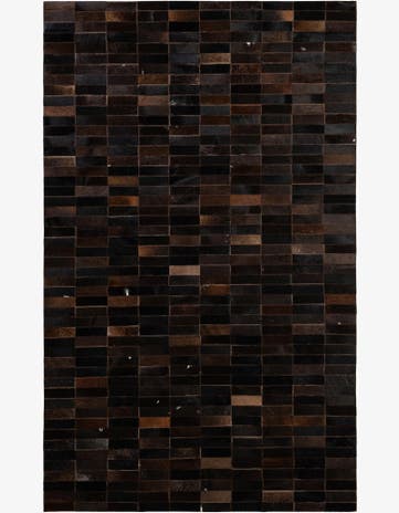 4' 11 x 8' 1 Cowhide - Patchwork Rug