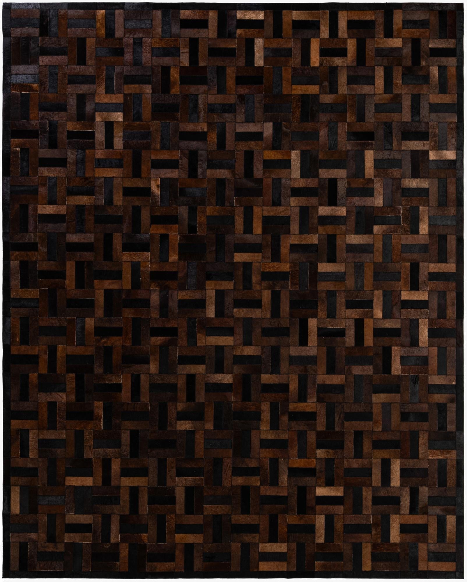 8' 2 x 10' Cowhide - Patchwork Rug